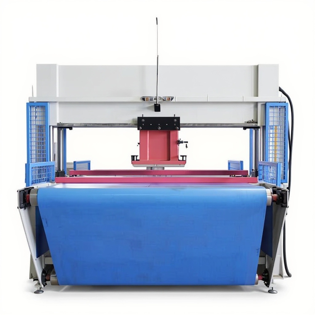 runwind heavy duty gantry hydraulic die cutting machine with automatic feeding system for foam and fabric